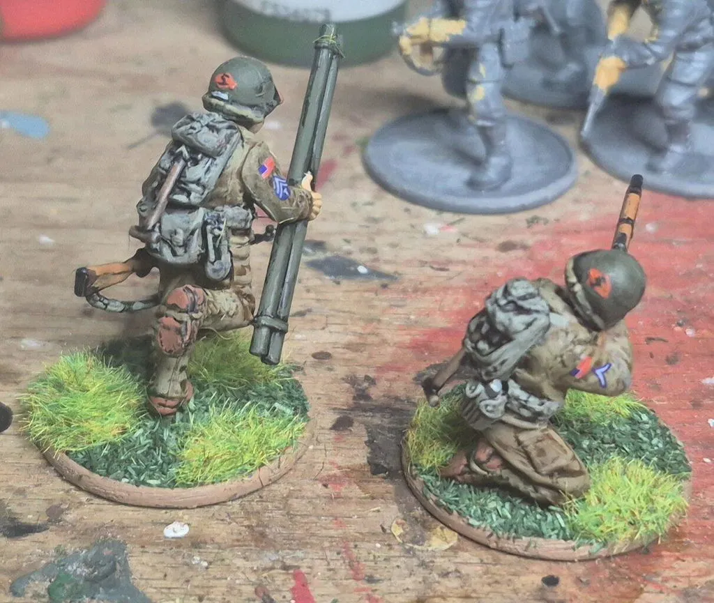 Bolt Action US Rangers grappe plastique 6 corps