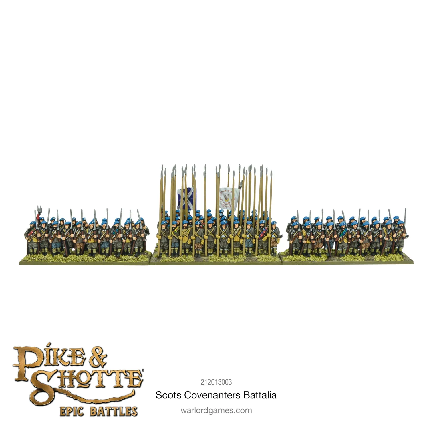 Bolt Action Pike & Shotte Epic Battles Scots Covenanters Battalia armée plastique