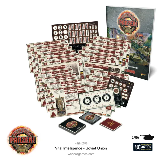 Bolt Action Achtung Panzer! Vital Intelligence Soviet Union cartes et règles