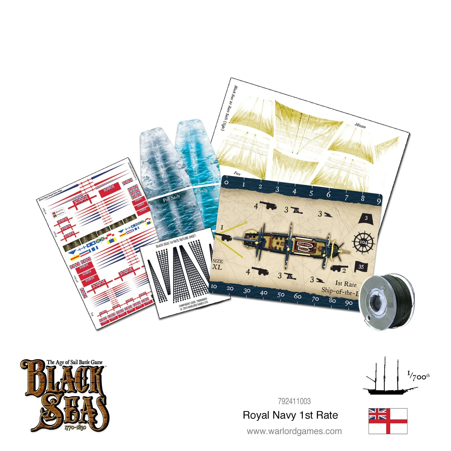 Black Seas Royal Navy 1st Rate maquette navale 1 modèle