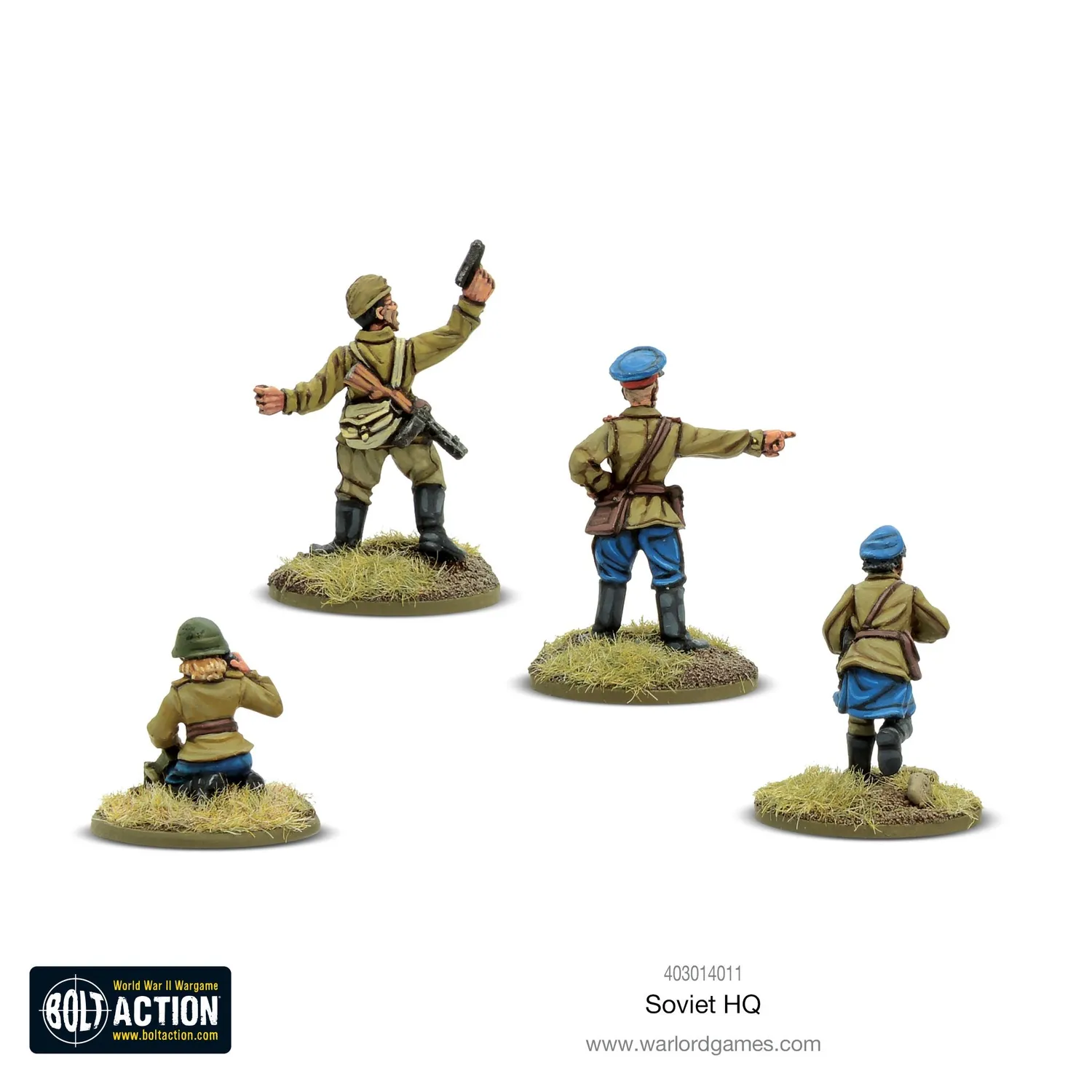Bolt Action Soviet HQ figurines métal quartier général soviétique