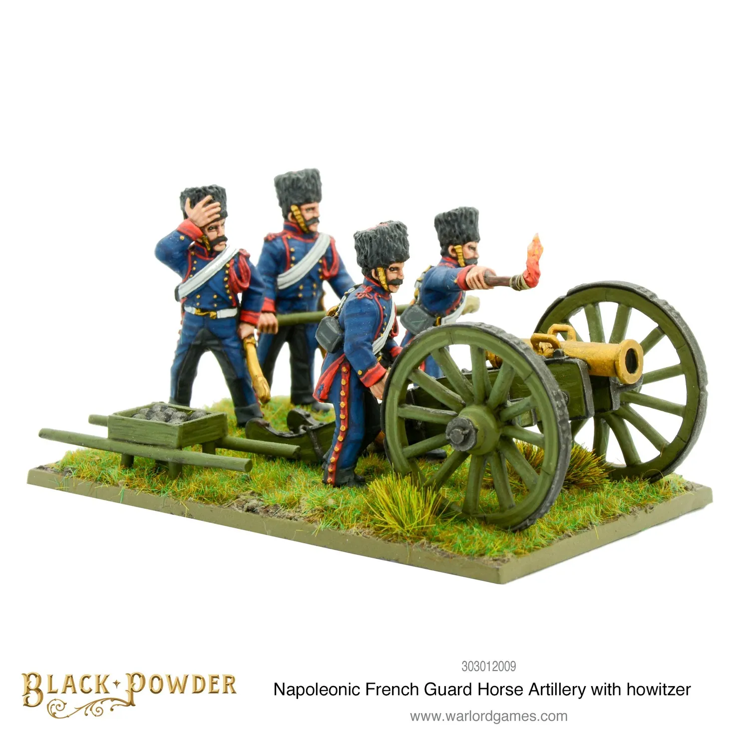 Warlord Games Black Powder artillerie garde obusier métal