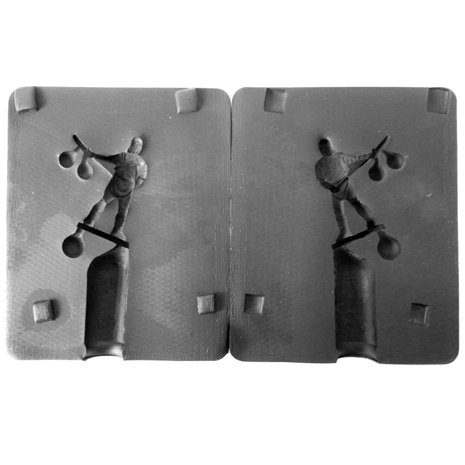 Prince August PA968 moule à figurine Viking 40 mm réutilisable