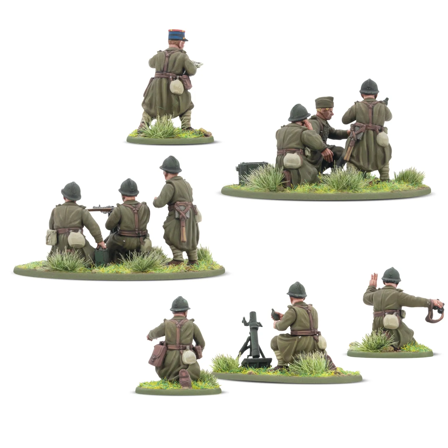 Bolt Action French Army Heavy Weapons coffret figurines plastique