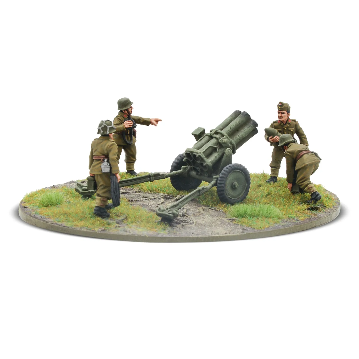 Bolt Action Hungarian Army 150mm Nebelwerfer 41 artillerie métal avec équipage