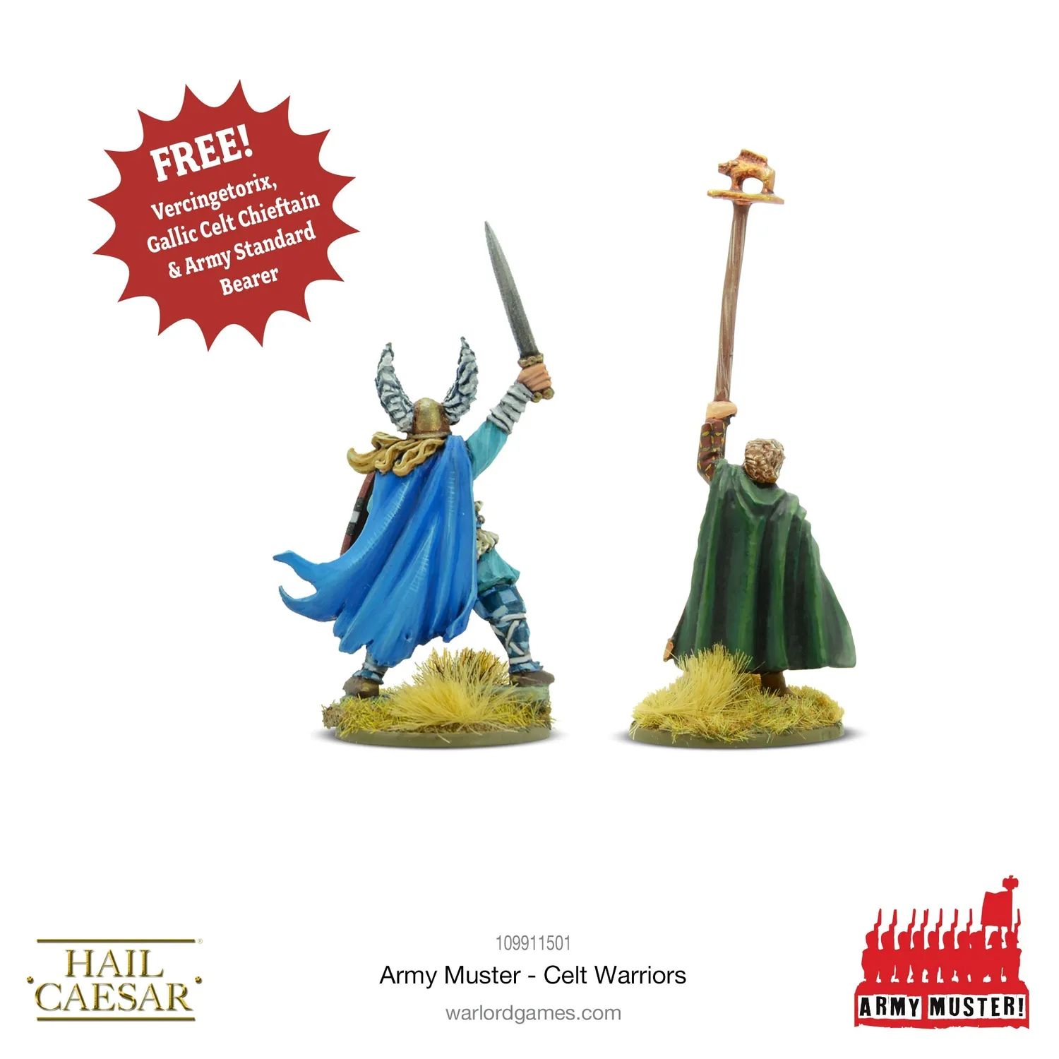 Bolt Action Army Muster Celt Warriors coffret figurines Celtes