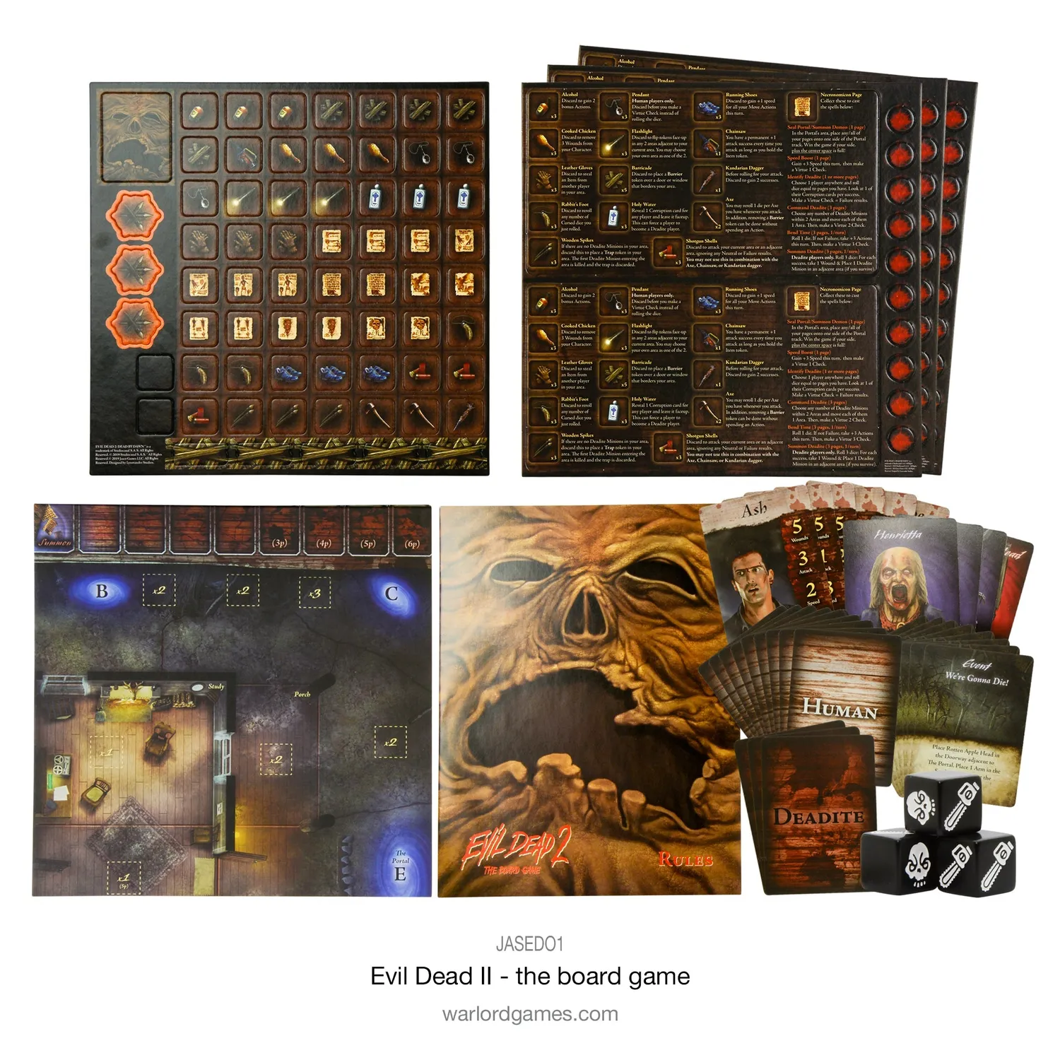 Bolt Action Evil Dead 2: The Board game jeu de plateau