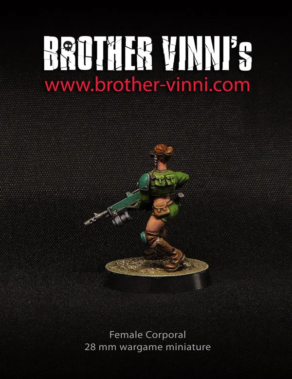Brother Vinni Corporal Guard figurine résine 28mm garde