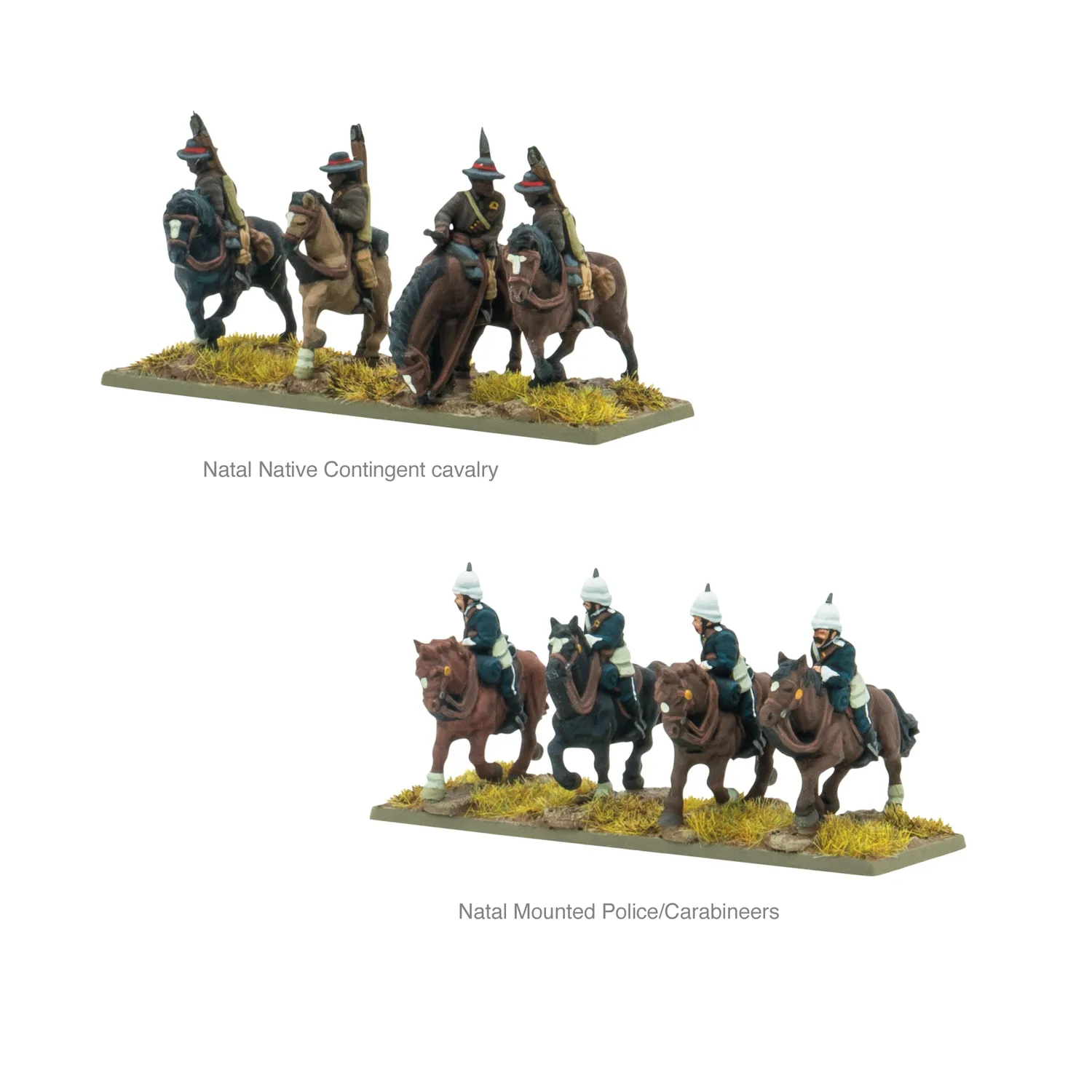 Bolt Action Black Powder Epic Battles Zulu British Army Cavalry Brigade plastique