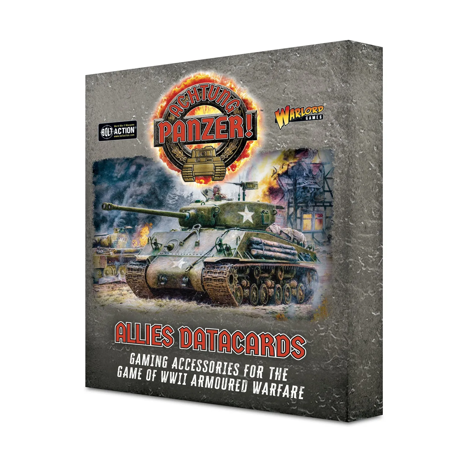 Bolt Action Achtung Panzer! Allies Card Pack cartes x42
