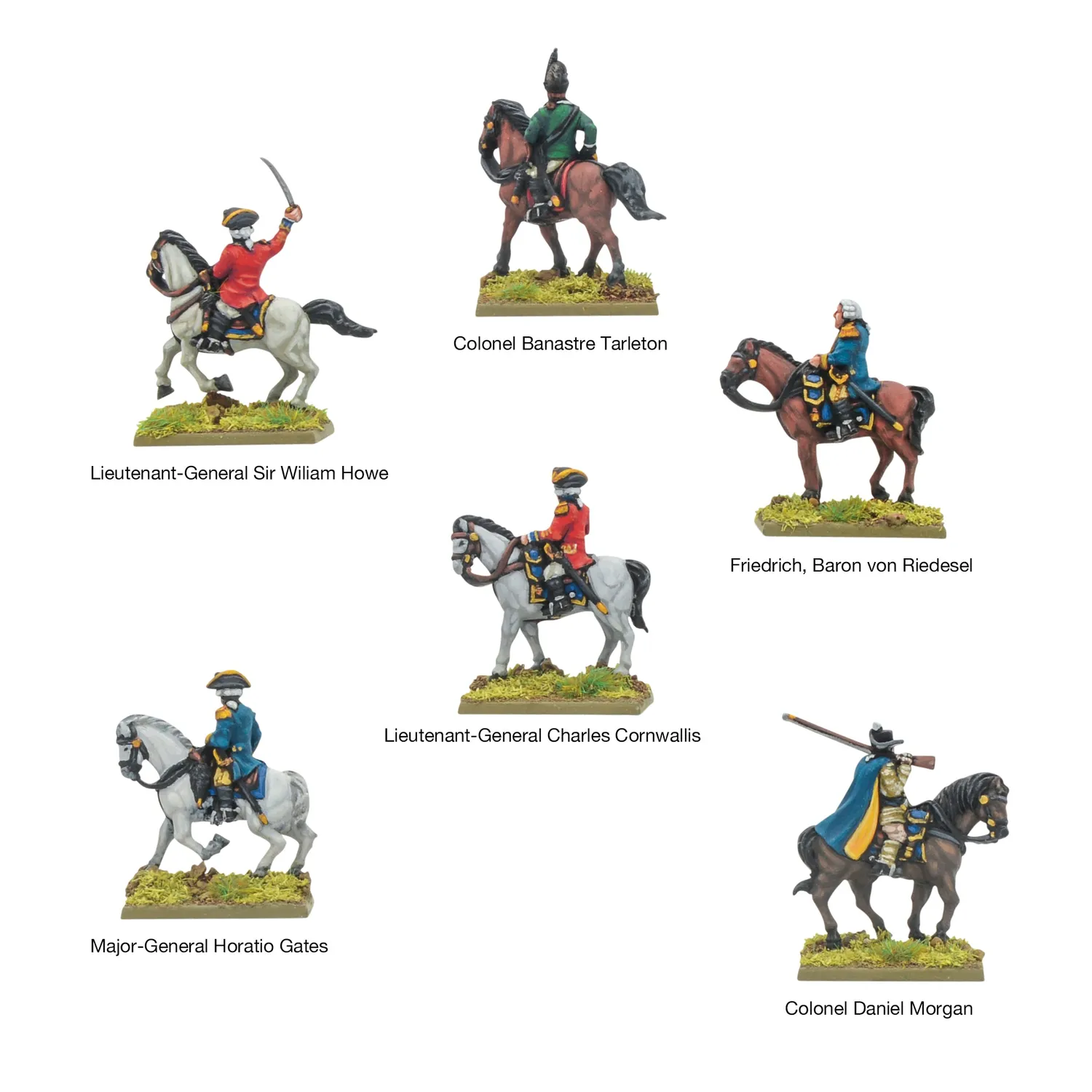 Black Powder Revolution Commanders coffret figurines résine