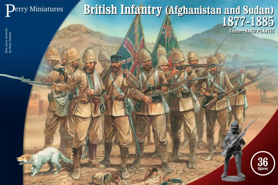Perry Miniatures British Infantry 1877-1885 boîte 36 figurines