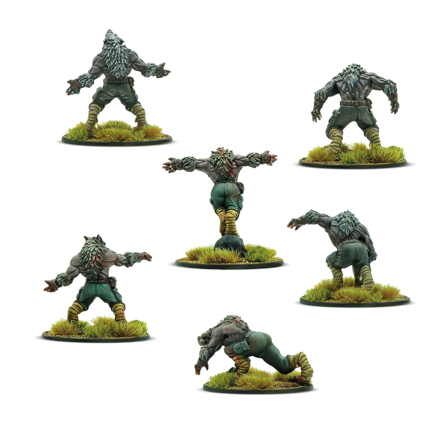 Bolt Action Konflikt ’47 Schreckwulfen figurines métal 6 pièces