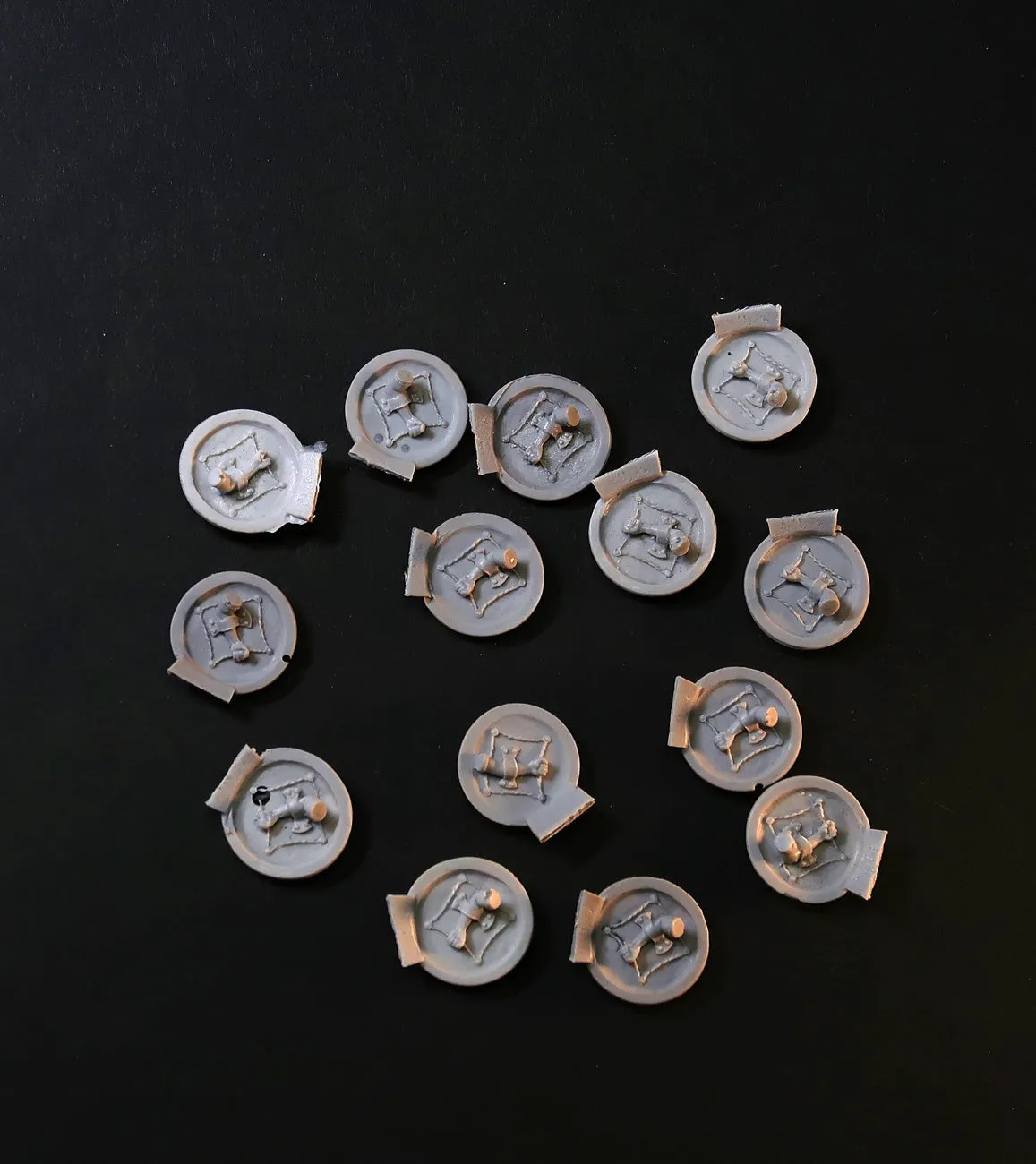 Brother Vinni Hoplite Shields bits résine 28mm x14