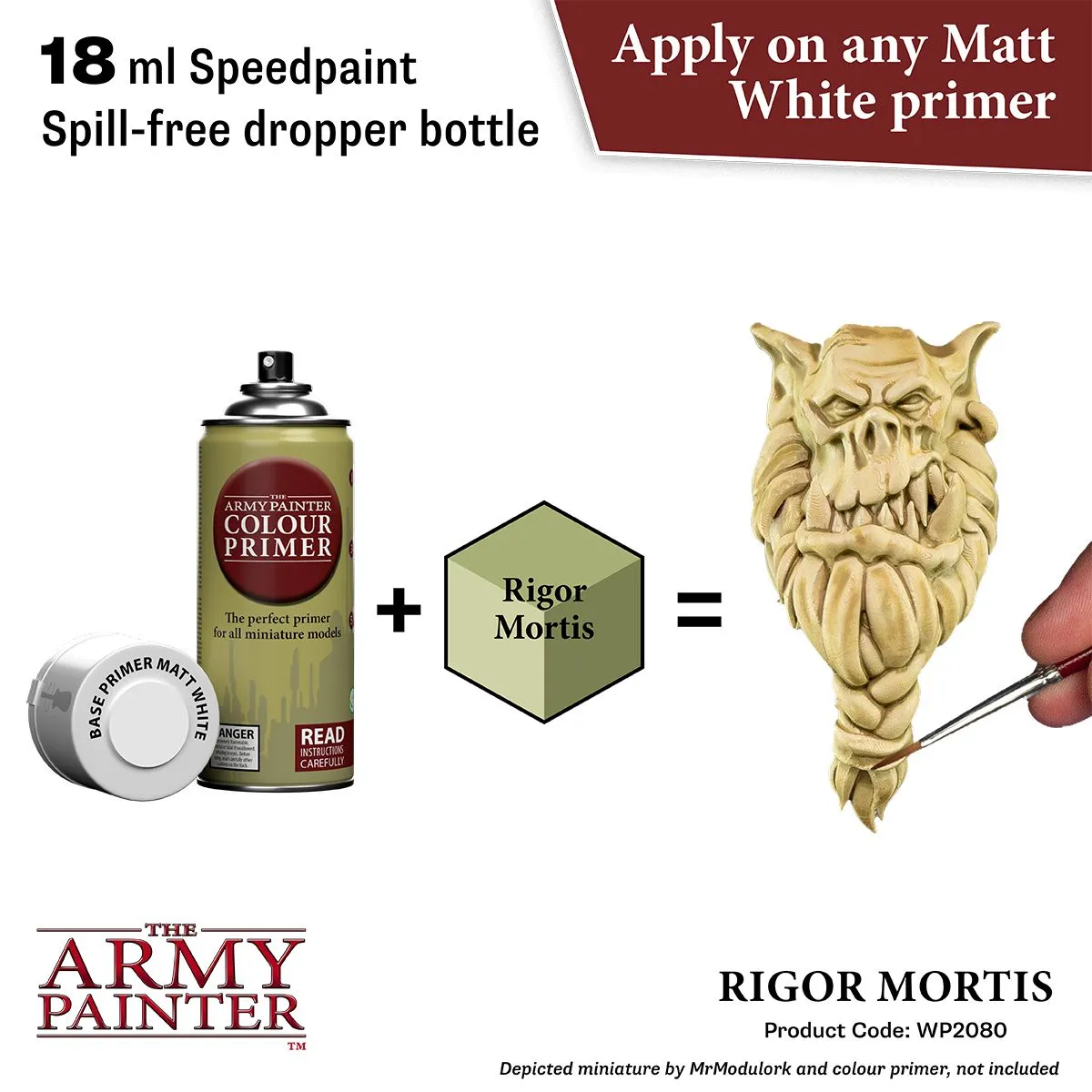Army Painter Speedpaint Rigor Mortis peinture gris 18 ml