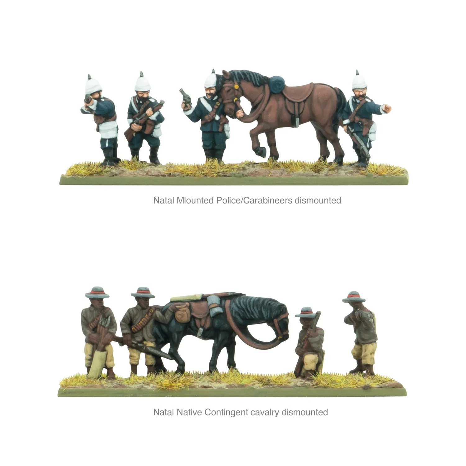Bolt Action Black Powder Epic Battles Zulu British Army Cavalry Brigade plastique