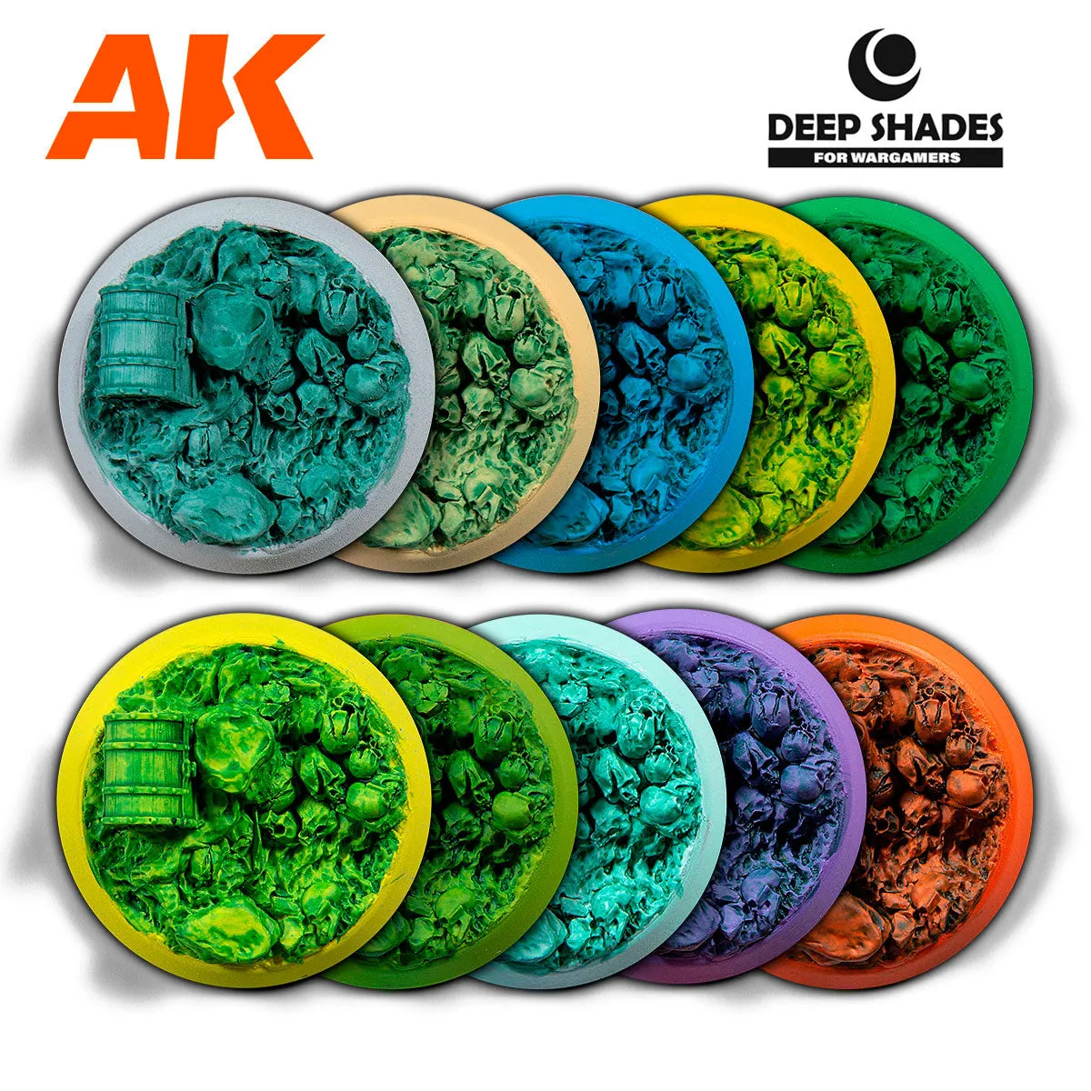 AK Interactive Deep Shade Greendark lavis vert 30ml