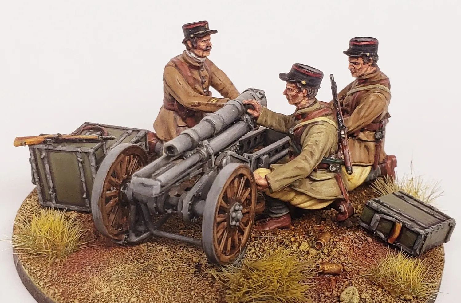 Des Tranchées aux Barricades Canon montagne 65mm fichier STL 28mm