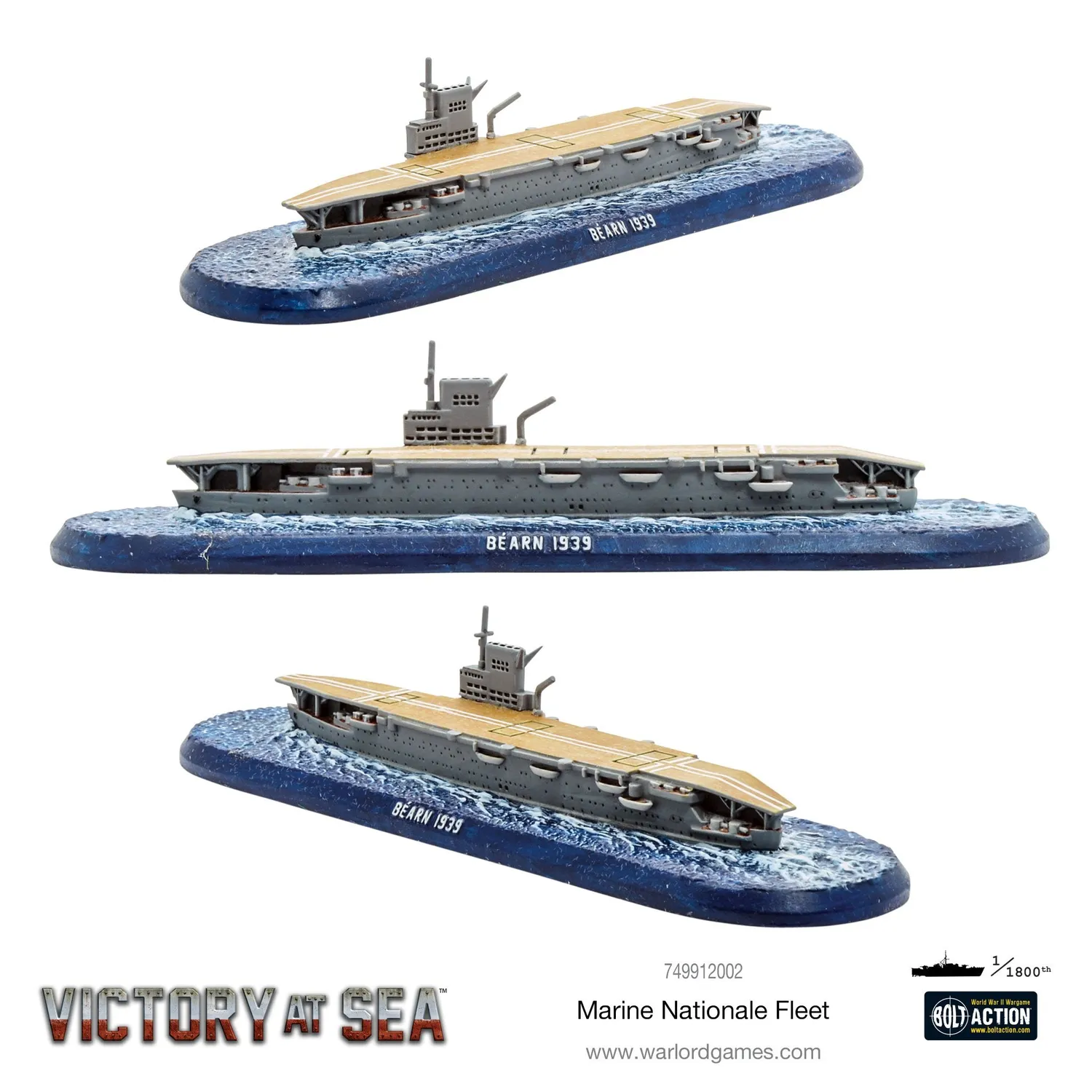 Warlord Games Victory at Sea Marine Nationale Fleet coffret