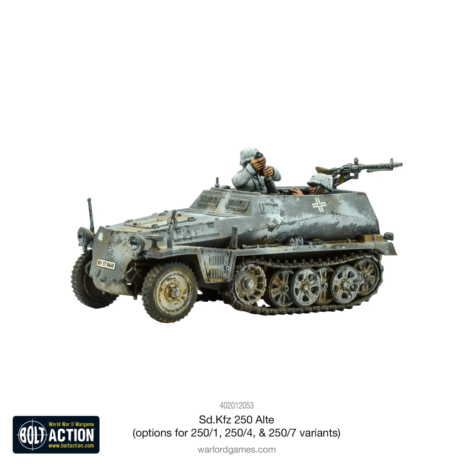 Bolt Action Sd.Kfz 250 Alte maquette blindé 250/1 250/4 250/7