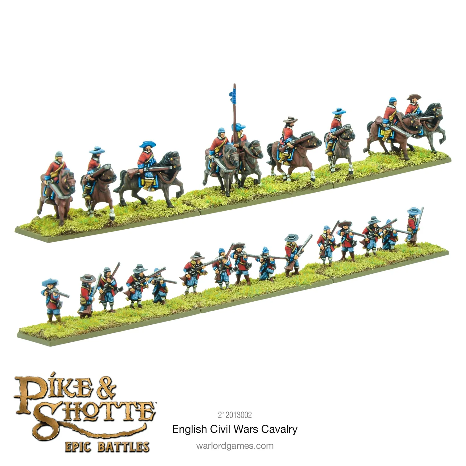 Pike & Shotte Epic Battles English Civil Wars Cavalry boîte plastique