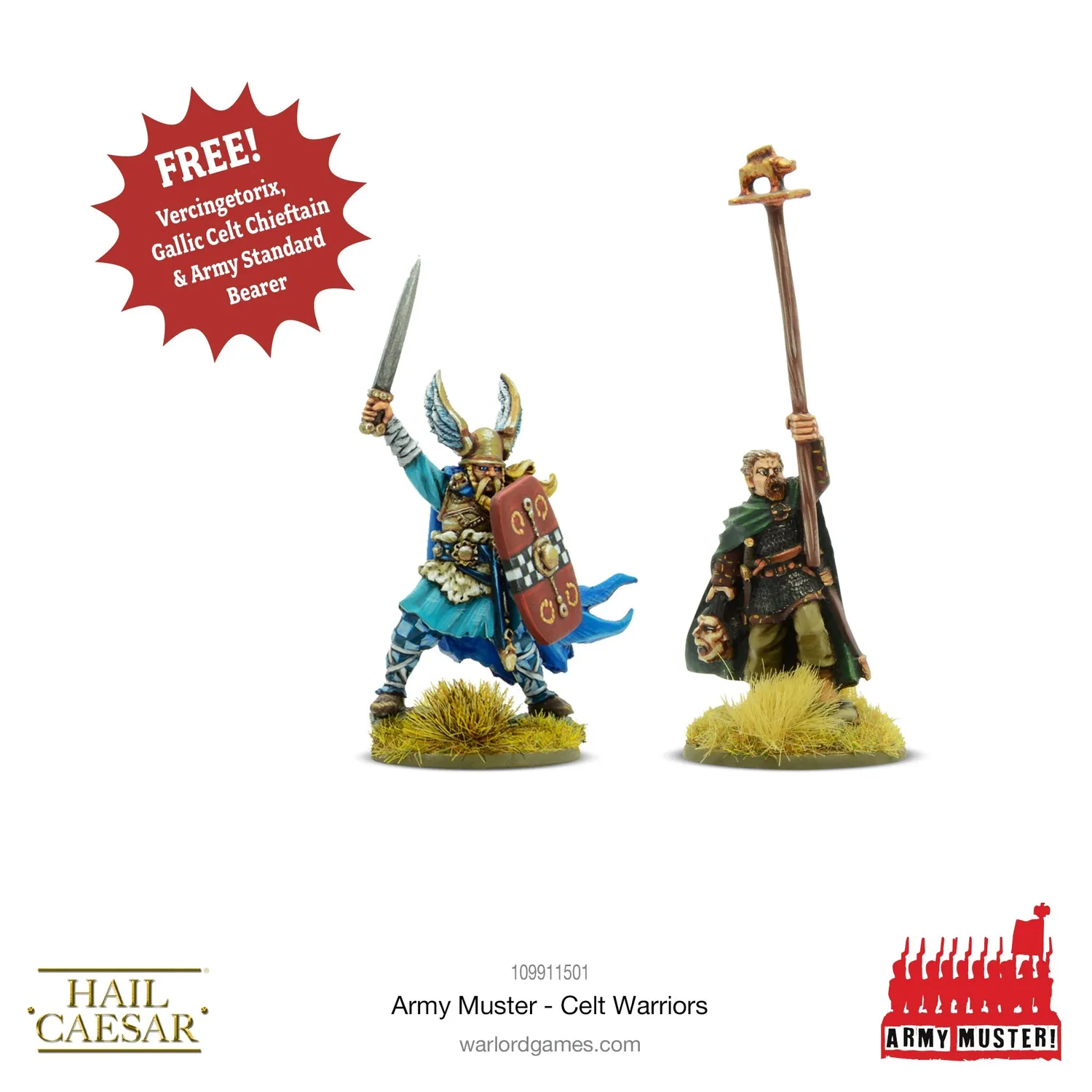 Bolt Action Army Muster Celt Warriors coffret figurines Celtes