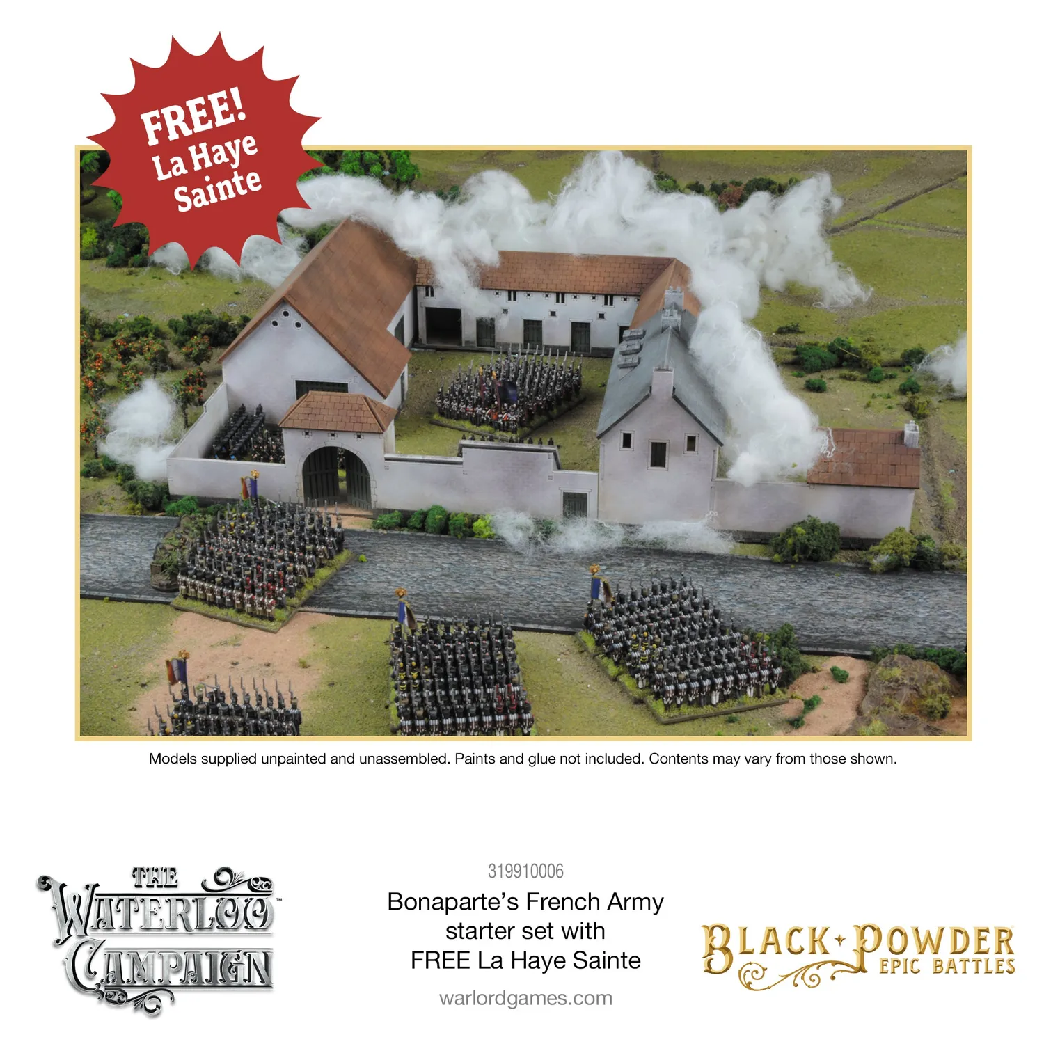 Black Powder Epic Battles Waterloo French Starter Army coffret de démarrage