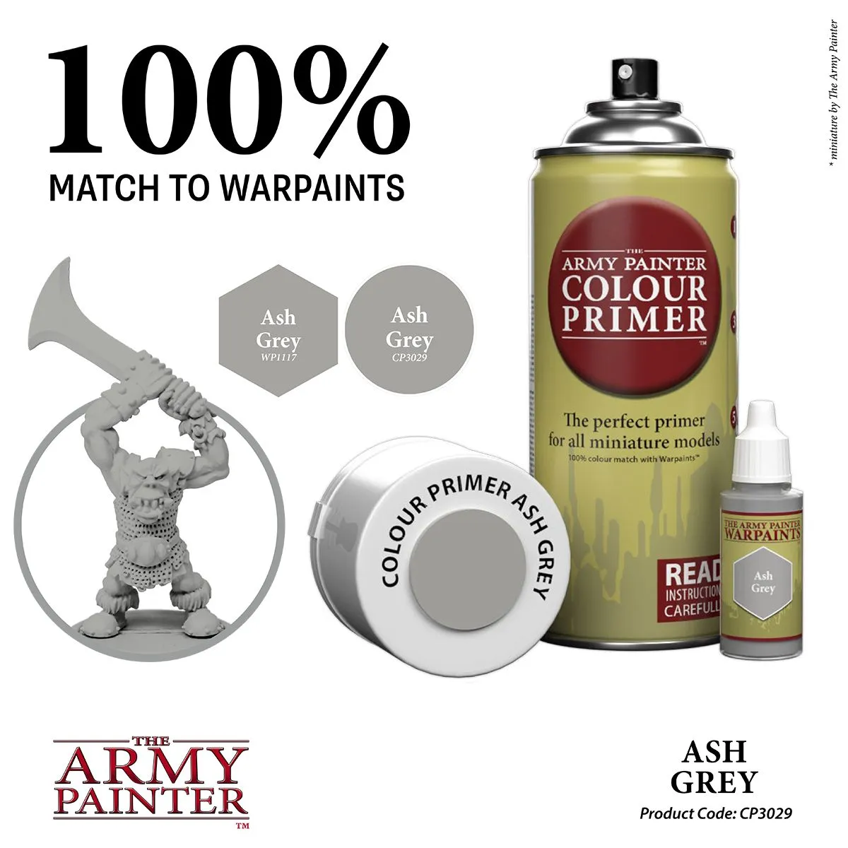 The Army Painter Colour Primer bombe sous-couche Ash Grey