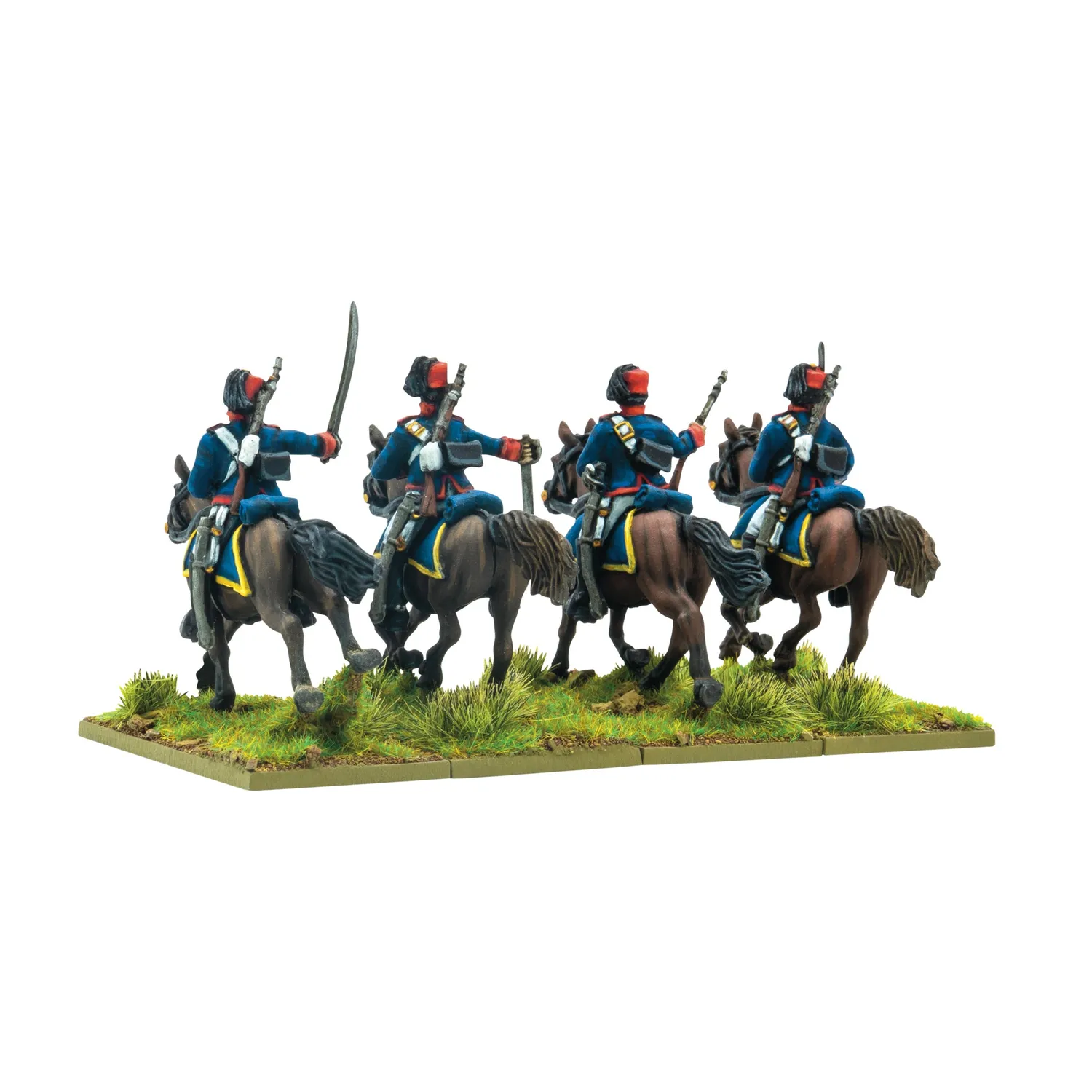 Black Powder cavalerie turque Crimée figurines 28 mm métal x4