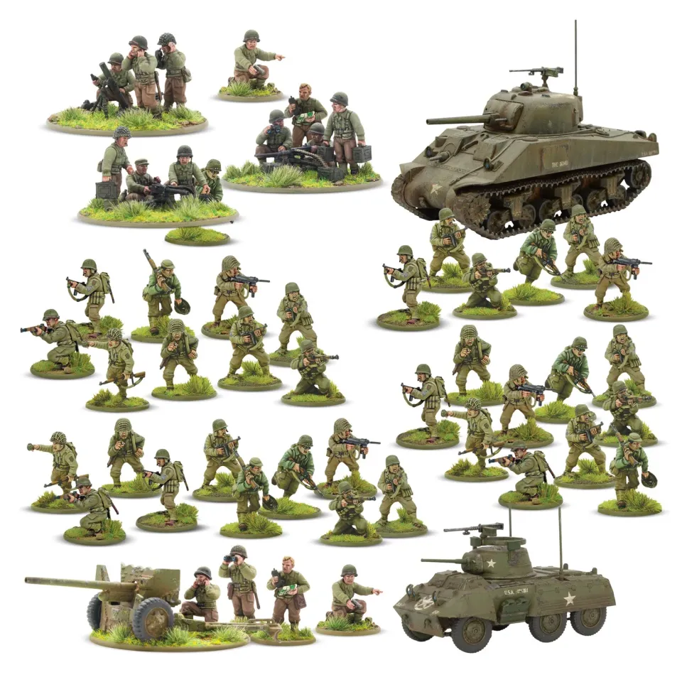 Bolt Action Stars and Stripes US Starter Army boîte plastique