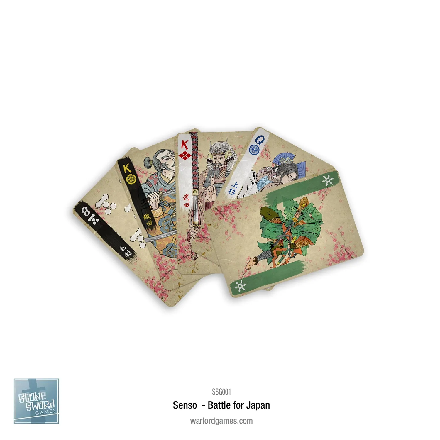 Sensō Battle for Japan jeu de cartes clans samouraï 2-5