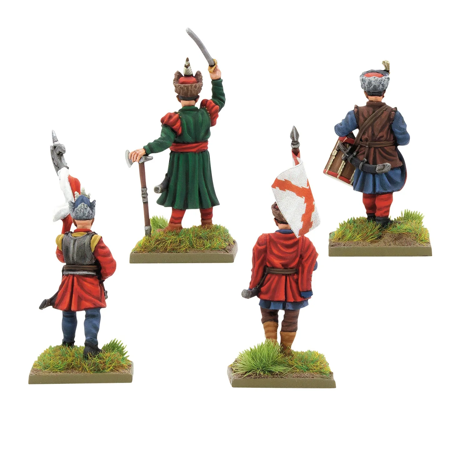Pike & Shotte infanterie polonaise commandement figurines métal