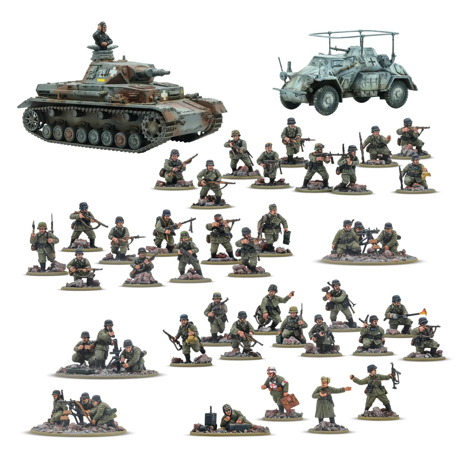 Bolt Action Rattenkrieg vétérans allemands coffret armée + livre