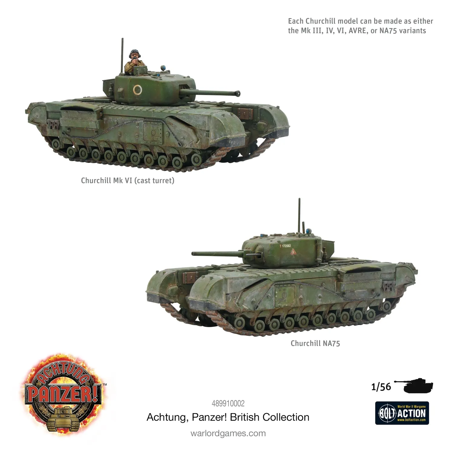 Bolt Action Achtung Panzer! British Collection coffret chars britanniques