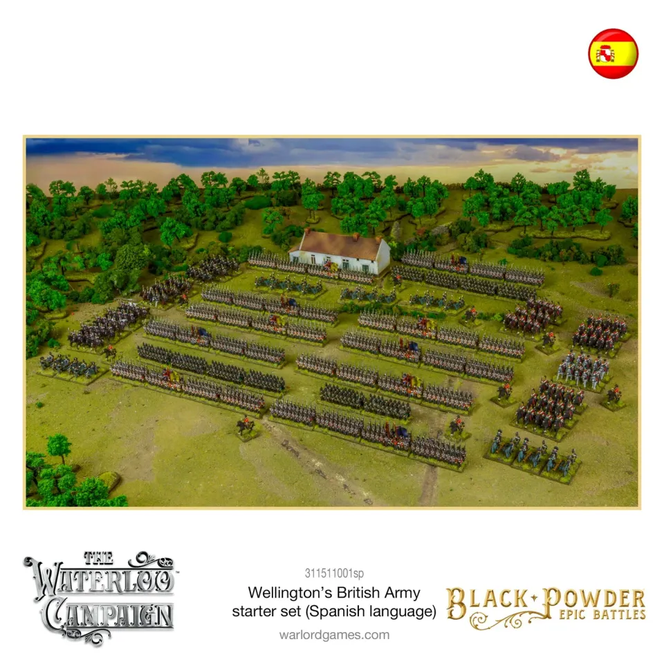 Black Powder Epic Battles Waterloo Wellington's British Army starter set plastique
