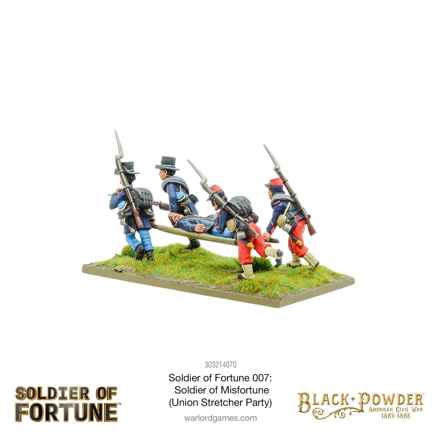 Warlord Soldier of Fortune 007 Misfortune figurine brancardiers