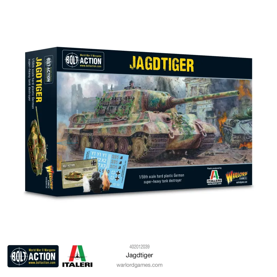 Warlord Games Bolt Action Jagdtiger char plastique 1/56