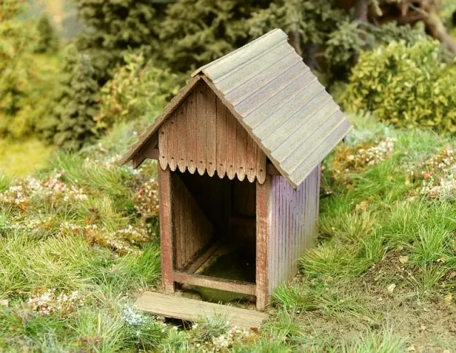 Albion Model Scene Forest well kit décor puits