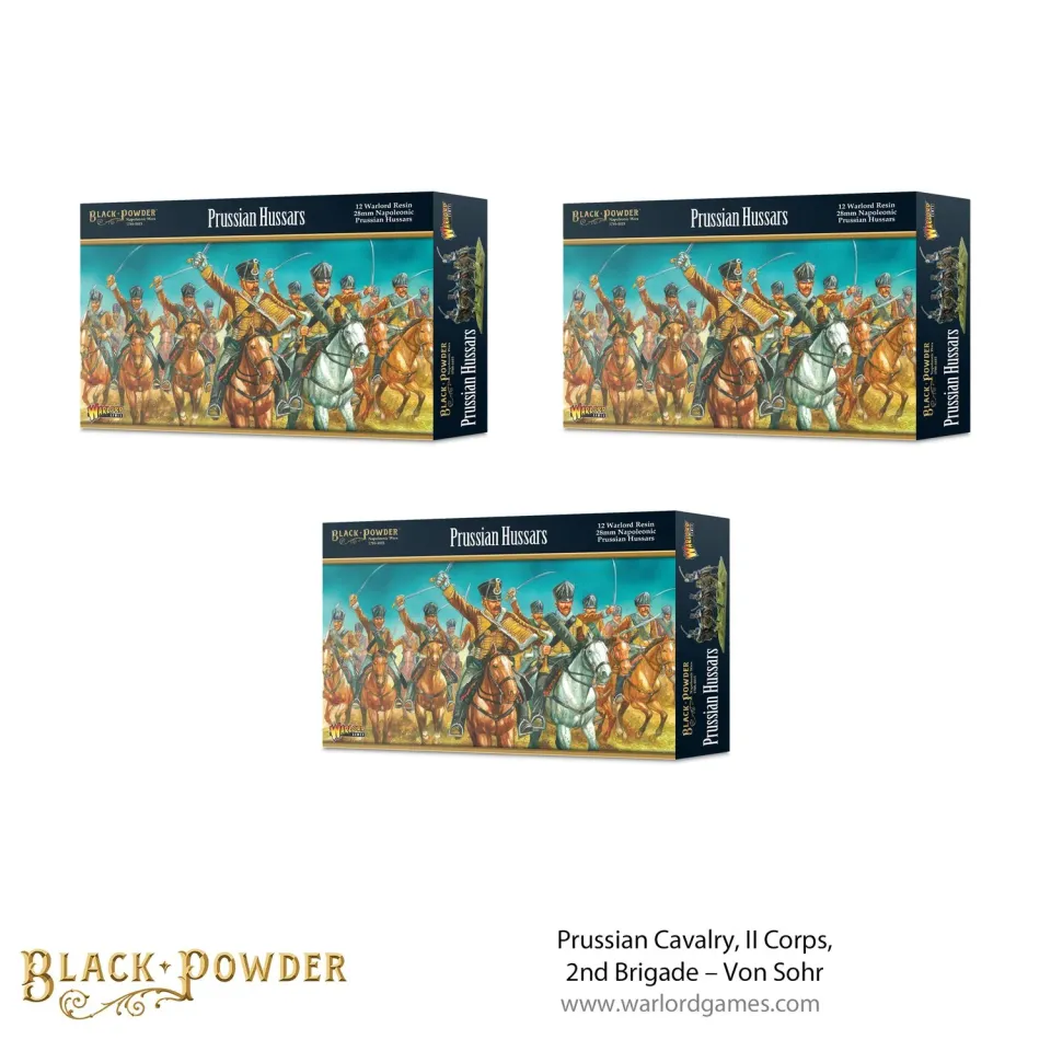 Bolt Action Black Powder Prussian Cavalry Von Sohr figurines résine
