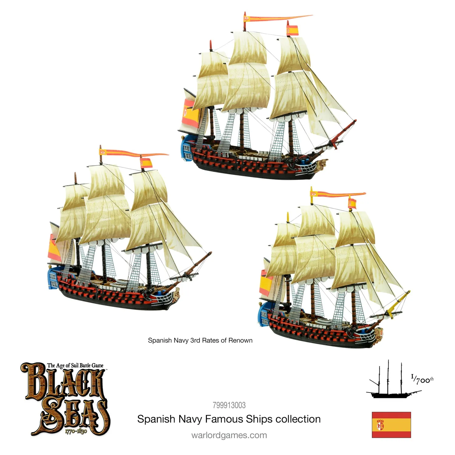 Bolt Action Black Seas Spanish Navy Famous Ships Bundle