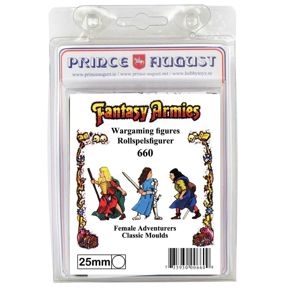 Prince August Fantasy Armies PA660 moule aventuriers 25 mm