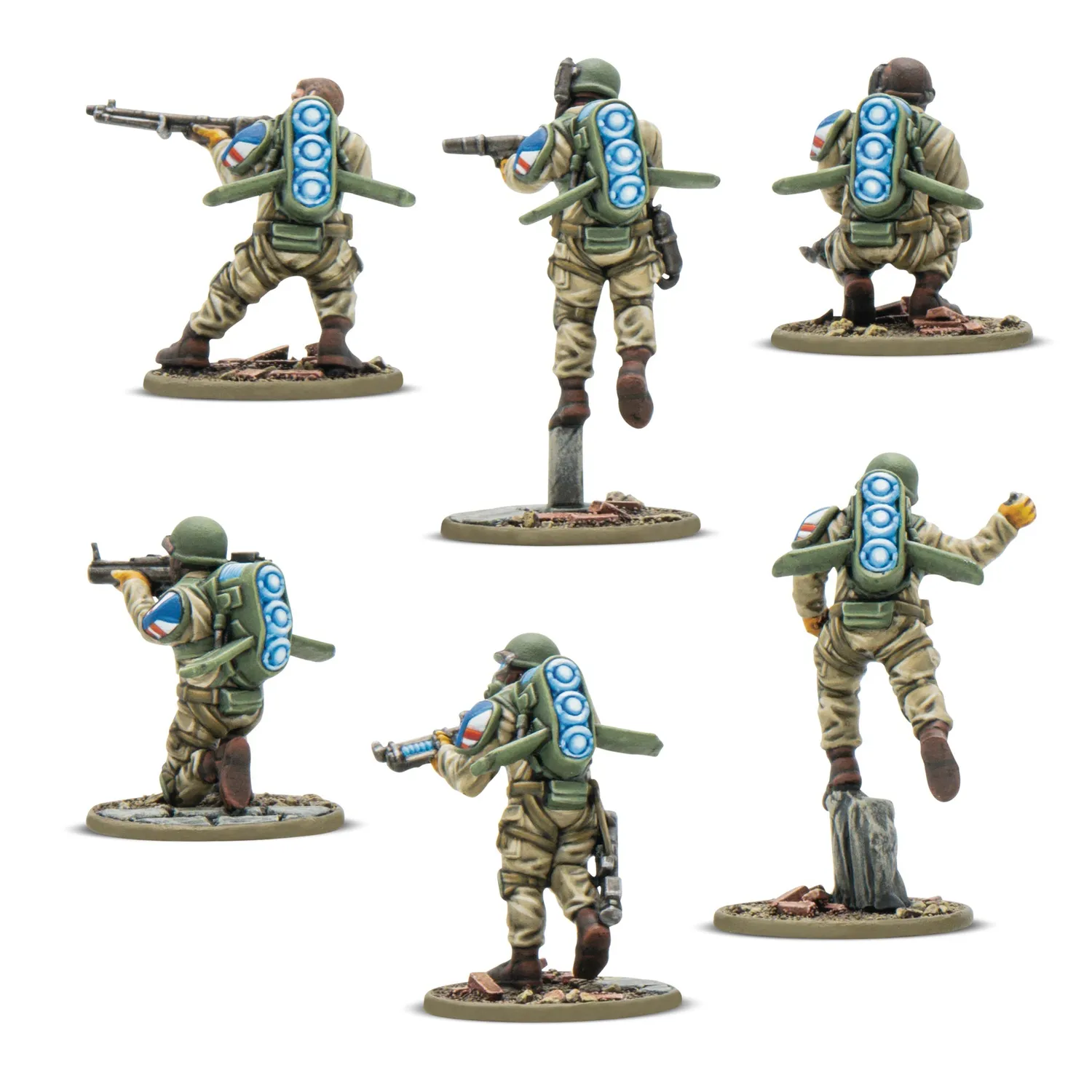 Konflikt '47 Firefly Airborne Infantry figurines plastique 18 soldats