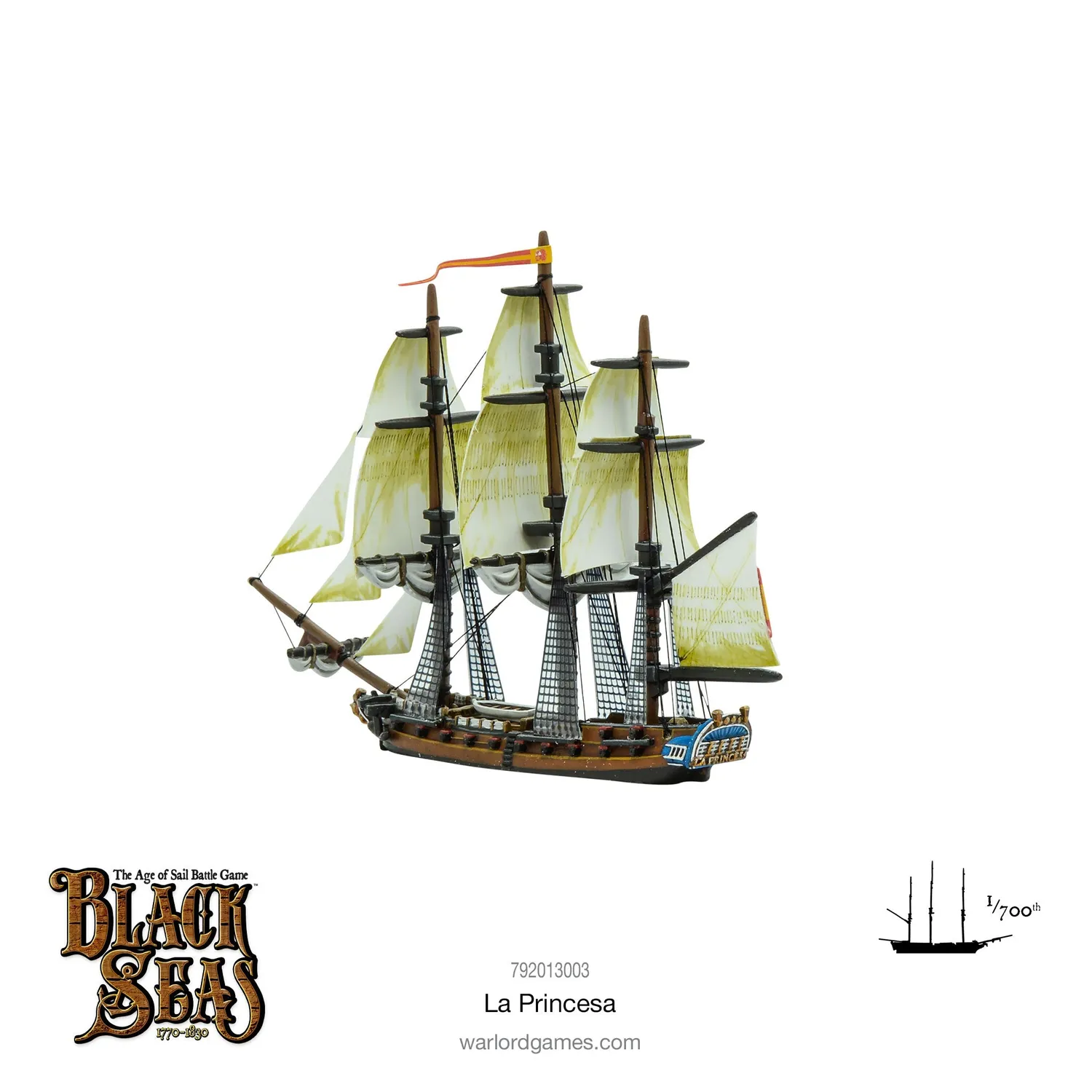 Warlord Black Seas La Princesa frégate navire espagnol 6e rang