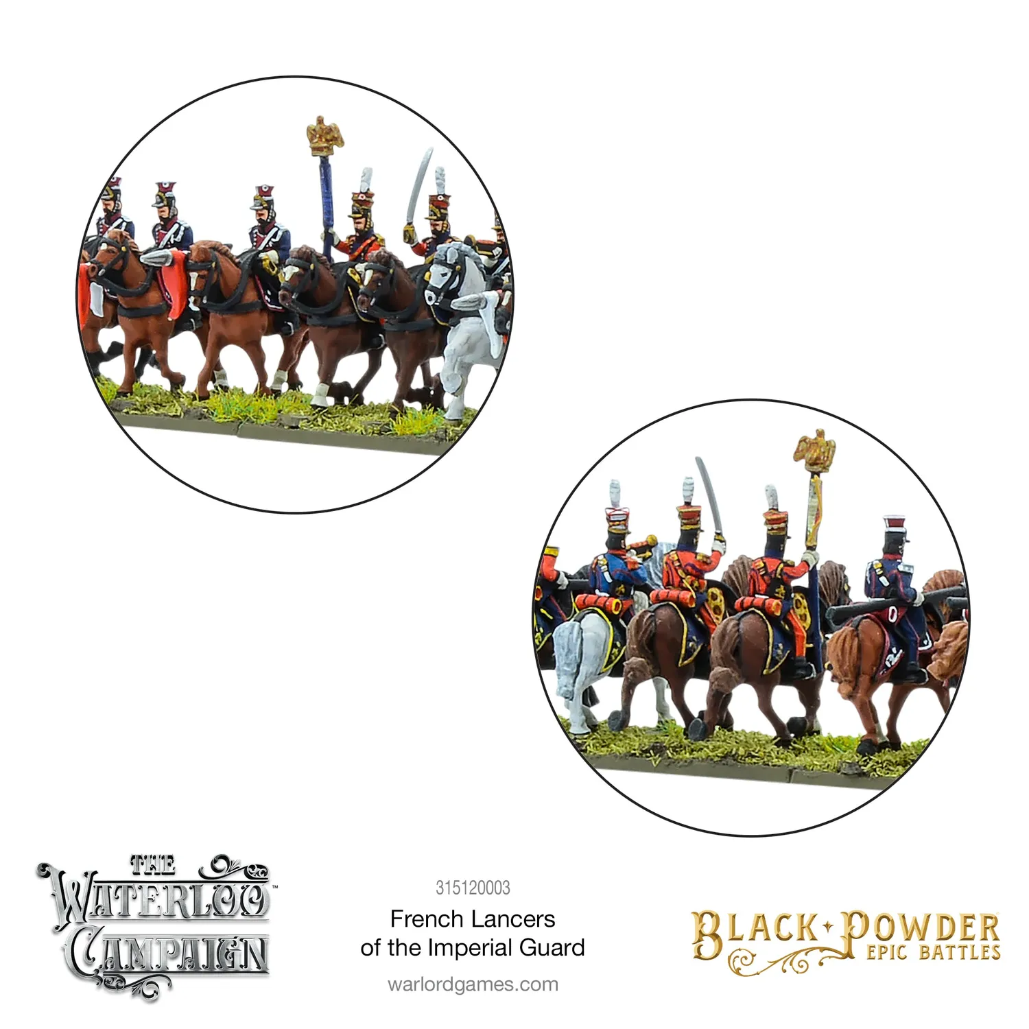 Bolt Action Black Powder Epic Battles Waterloo French Lancers of the Imperial Guard cavalerie