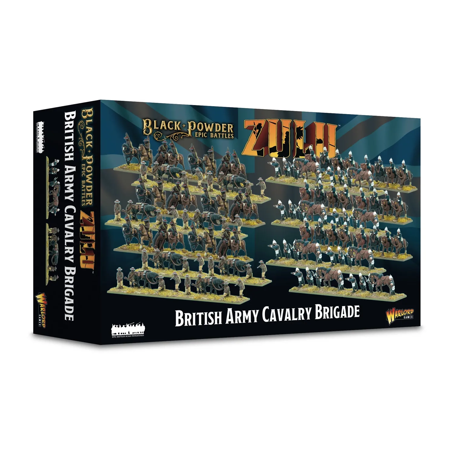 Bolt Action Black Powder Epic Battles Zulu British Army Cavalry Brigade plastique