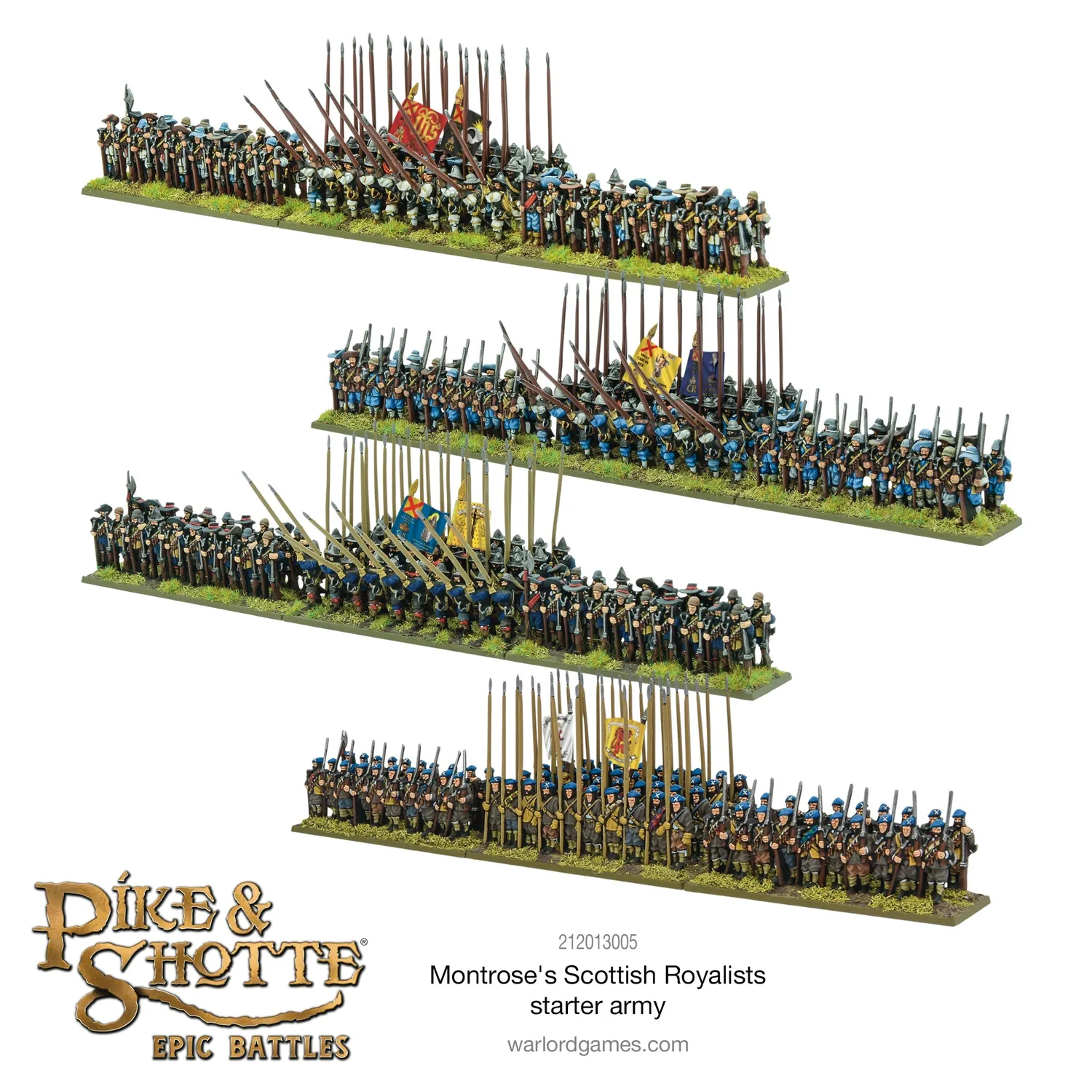 Pike & Shotte Epic Battles Montrose Royalists armée starter