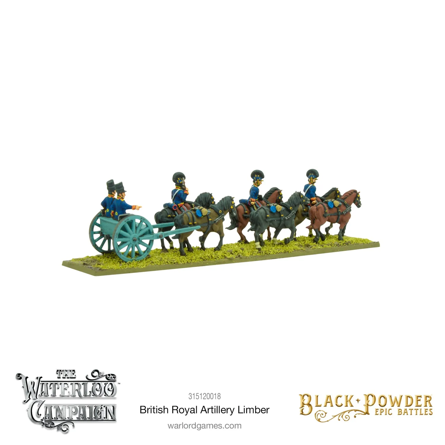 Black Powder Epic Battles Limber artillerie britannique