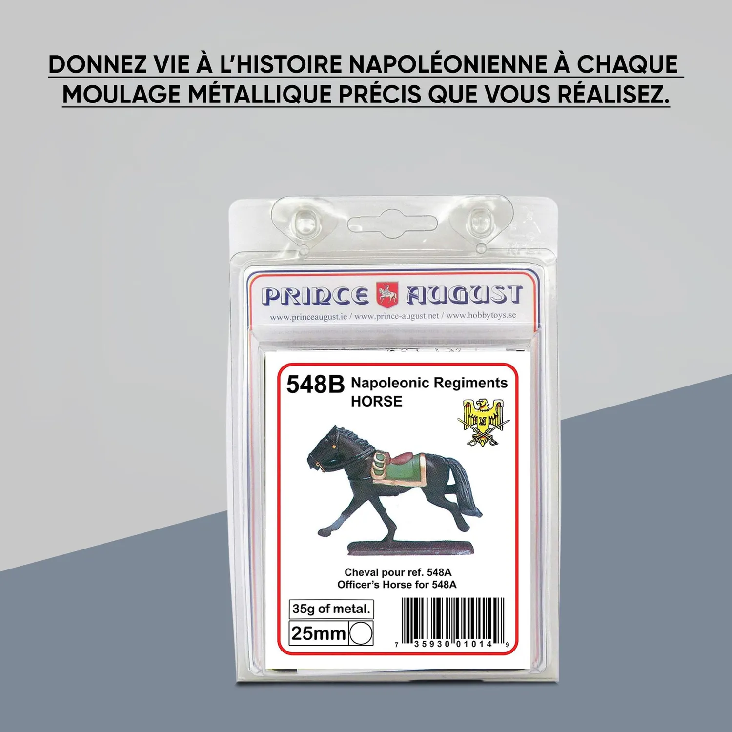 Prince August Hobby PA548B moule à couler cheval dragoons officiers 25 mm