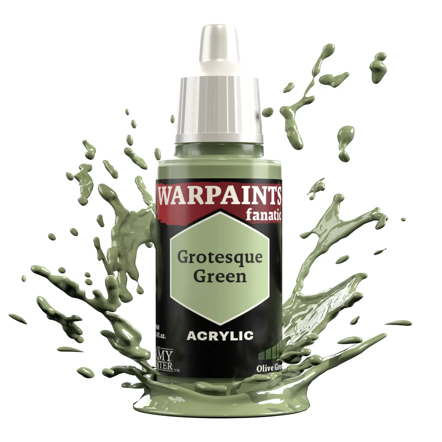 The Army Painter Warpaints Fanatic Grotesque Green peinture acrylique 18 ml verte