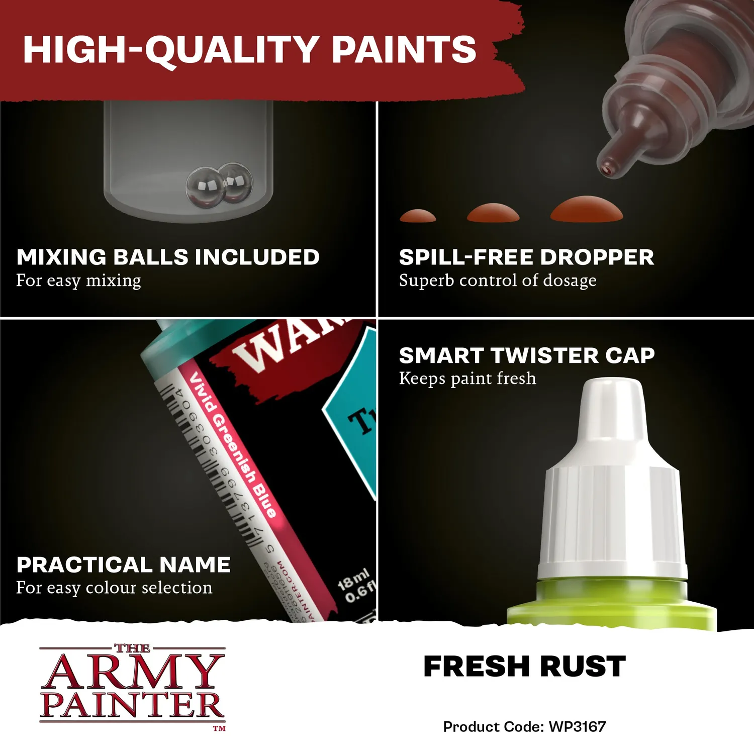 Army Painter Warpaints Fanatic Fresh Rust peinture effet 18 ml